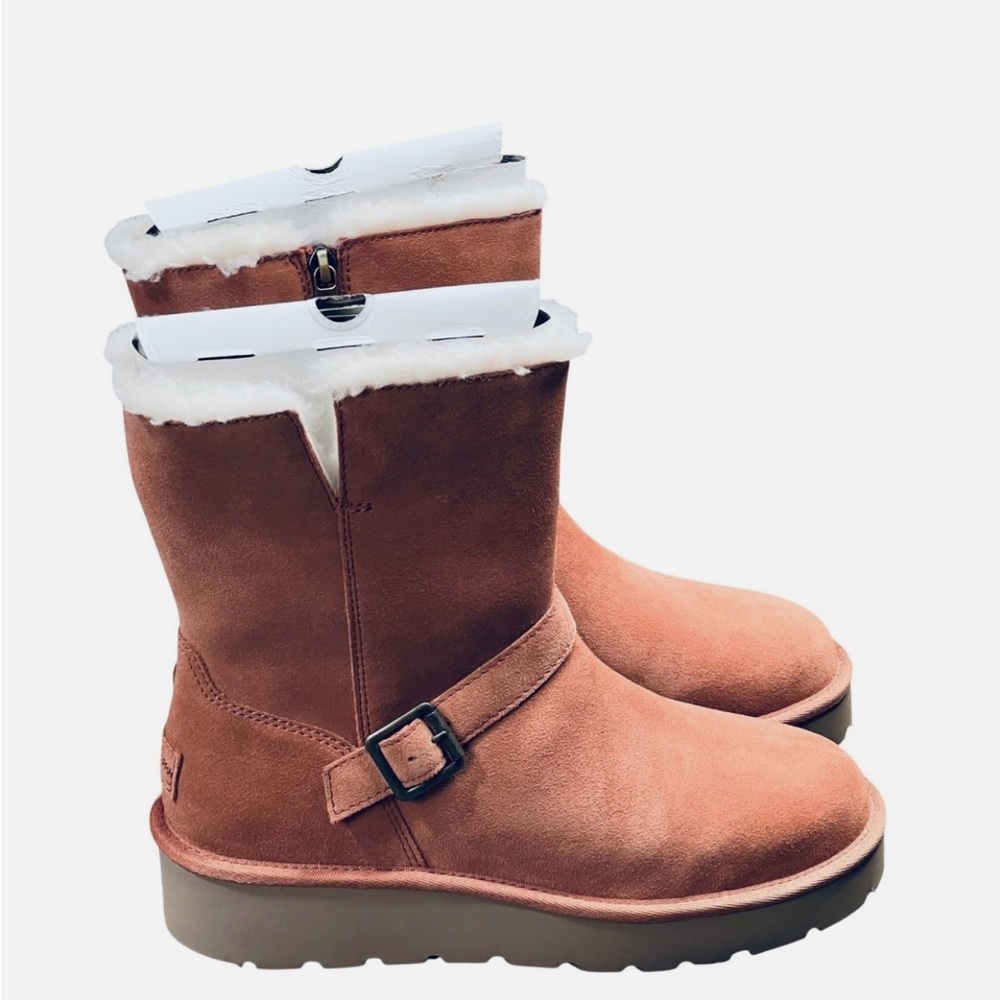 Koolaburra by UGG Kelissa Short Suede Boots Women's 8 Baked Clay